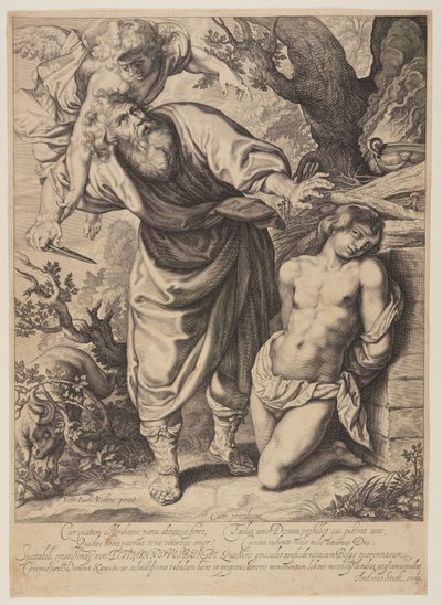 El sacrificio de Abraham de Andries Stock