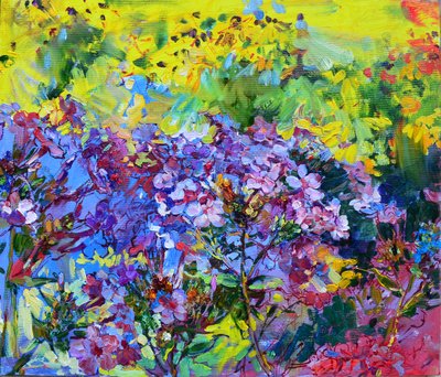 Jardín floral lleno de color de Andrii Kutsachenko