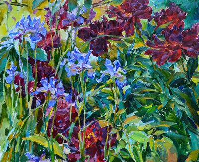 Un jardín floral lleno de colorido de Andrii Kutsachenko