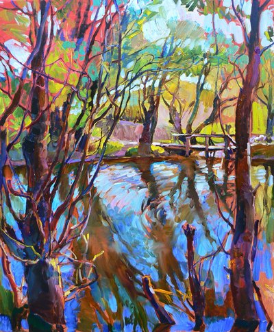 Reflejos del bosque en todo su esplendor de Andrii Kutsachenko