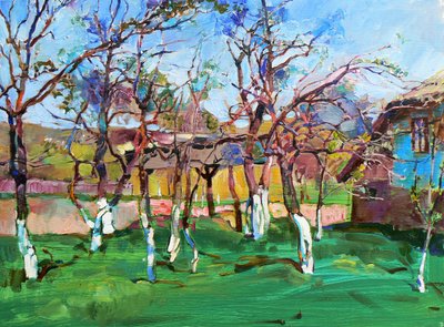 Un jardín primaveral lleno de colorido de Andrii Kutsachenko