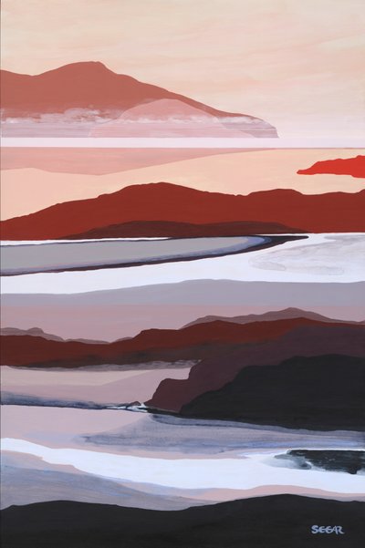 Paisaje abstracto en capas de Angela Seear