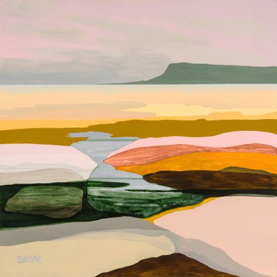 Paisaje abstracto y sereno de Angela Seear