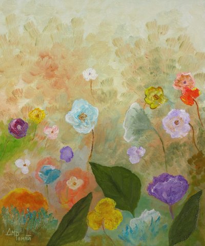 Campo de flores de ensueño de Angeles M. Pomata