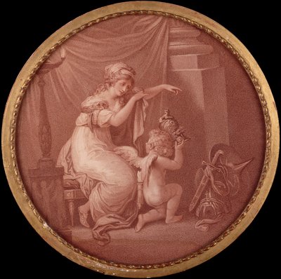 La vida de Cupido (grabado) de Angelica (after) Kauffmann