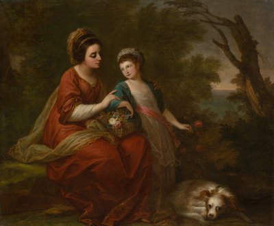Sra. Hugh Morgan y su hija, c. 1771 de Angelica Kauffman