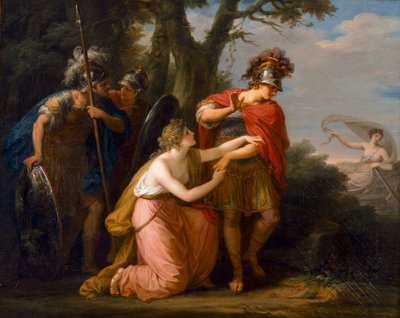 Rinaldo y Armida (óleo sobre lienzo) de Angelica Kauffman