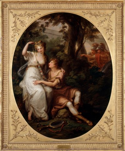 Rinaldo y Armida (óleo sobre lienzo) de Angelica Kauffman