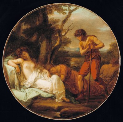 Cymon e Ifigenia, c. 1780 de Angelica Kauffmann