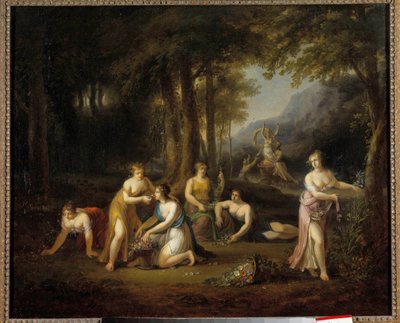 Plutón raptando a Proserpina de Angelica Kauffmann
