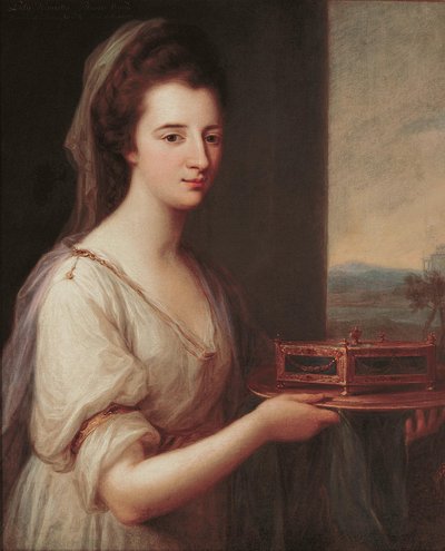 Retrato de Lady Henrietta Williams-Wynn, ca 1769 de Angelica Kauffmann