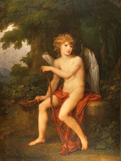 Retrato del Príncipe Henryk Lubomirski como Cupido, 1786 de Angelica Kauffmann