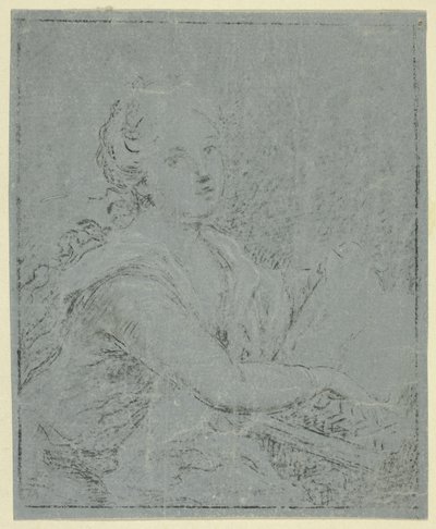 Mujer en el espineta de Angelica Kauffmann