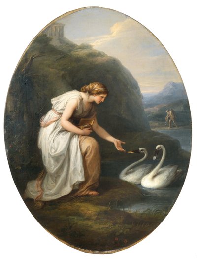La ninfa de la inmortalidad, 1783 de Angelica Kauffmann