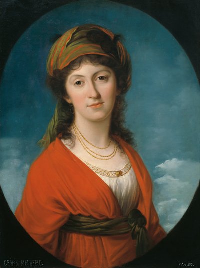 Retrato de la condesa Marie Therese Meerfeld, née Dietrichstein de Angelica Kauffmann