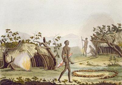 Cabaña nativa, Nueva Holanda, lámina 64 de 
