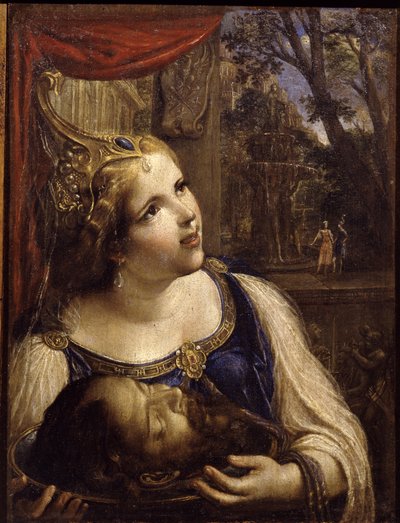 Salomé con la cabeza de San Juan Bautista de Angelo Caroselli
