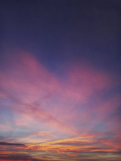 Un cielo crepuscular lleno de color de Angelo Cerantola