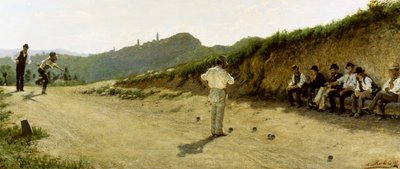 Juego de bolos de Angelo Morbelli