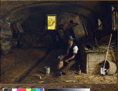El partidor de leña de Angelo Morbelli