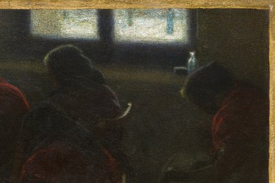 Siesta de invierno, 1903 de Angelo Morbelli