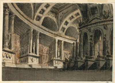 Diseño de Escenario, Interior del Palacio de Angelo Toselli