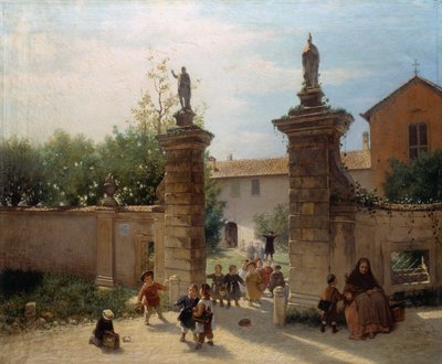 Al final de la escuela o Fopponino de Angelo Trezzini