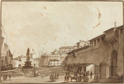 Vista de Livorno de Angelo Uggeri