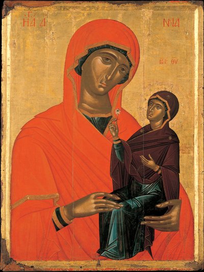 Santa Ana con la Virgen de Angelos Akotantos