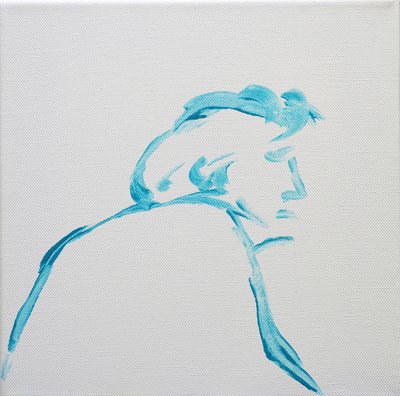 Retrato de una señora mayor con carácter, 2019 de Angie Kenber