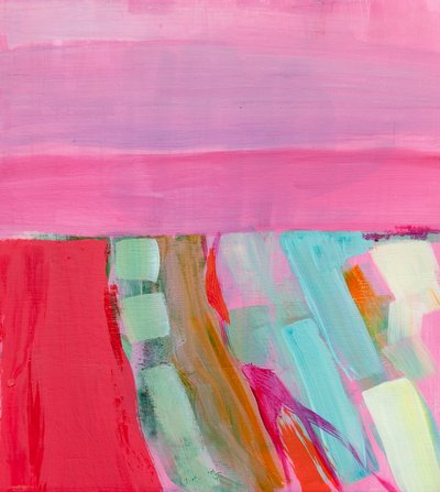 Campos de Trigo de Verano (al atardecer), 2012 de Angie Kenber