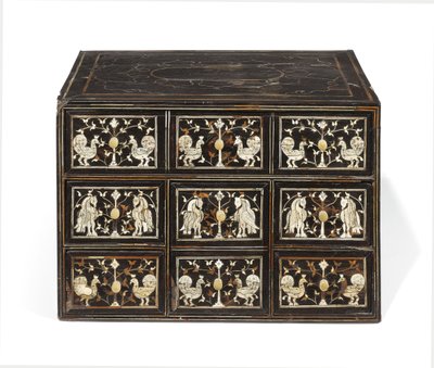 Gabinete de mesa, finales del siglo XVII de Anglo Indian School