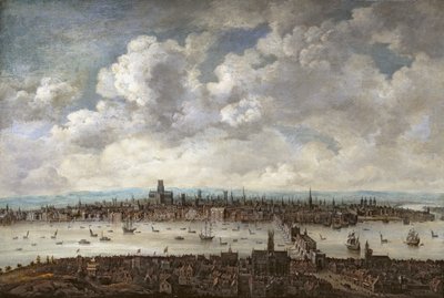 Vista de Londres desde Southwark de Anglo Dutch School