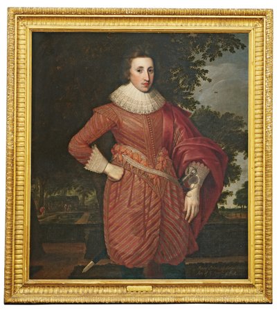 Retrato de un caballero, tradicionalmente identificado como Enrique, Príncipe de Gales, c.1620 de Anglo Flemish School