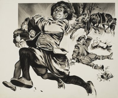 Chico corriendo de Angus McBride