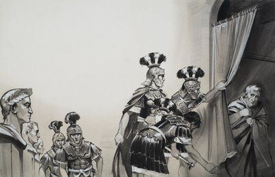 Claudio (10 a.C.-54 d.C.) (gouache sobre papel) de Angus McBride