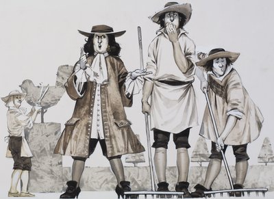 Disciplina (gouache sobre papel) de Angus McBride