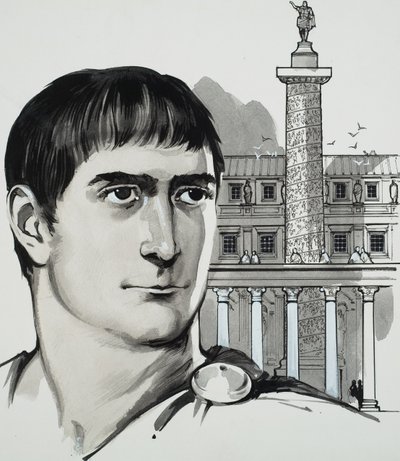 Emperador Trajano (gouache sobre papel) de Angus McBride