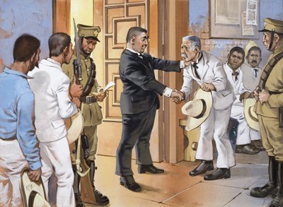 La Revolución inconclusa de México (gouache sobre papel) de Angus McBride