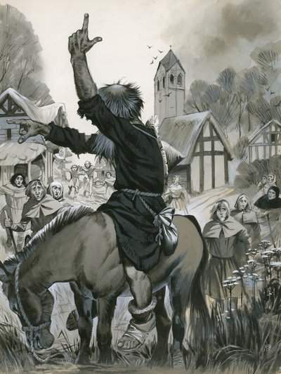 Pedro el Ermitaño (gouache sobre papel) de Angus McBride