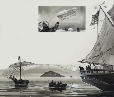 Roald Amundsen (1872-1928) (gouache sobre papel) de Angus McBride