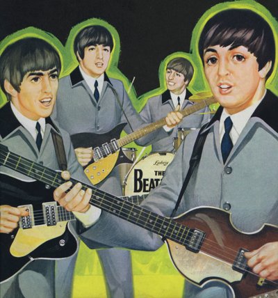 The Beatles (litografía en color) de Angus McBride
