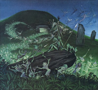 The Little People (litografía en color) de Angus McBride