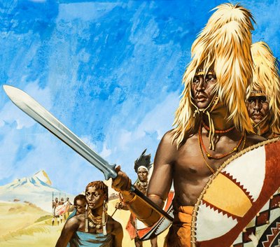 La tribu Masai de África de Angus McBride