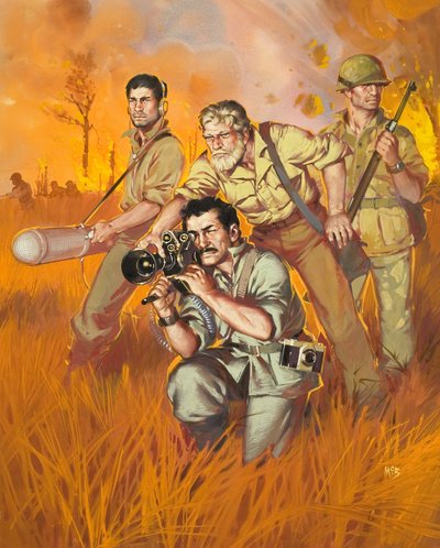 Corresponsales de guerra (gouache sobre papel) de Angus McBride
