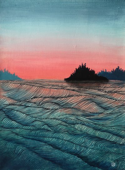Luz del atardecer 4 de Ania Witwitzka