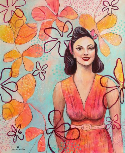 Retro Lady 5 de Ania Witwitzka