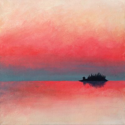 Puesta de sol en la isla de Serene de Ania Witwitzka