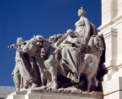 Agricultura, del Monumento a las Cortes de Cádiz de Aniceto Marinas y Garcia