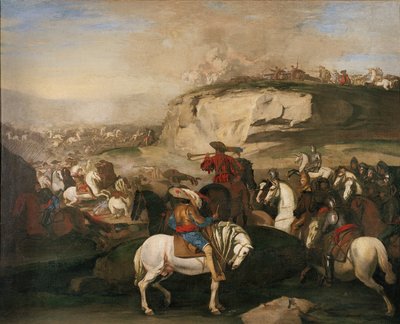 Escena de batalla de Aniello Falcone